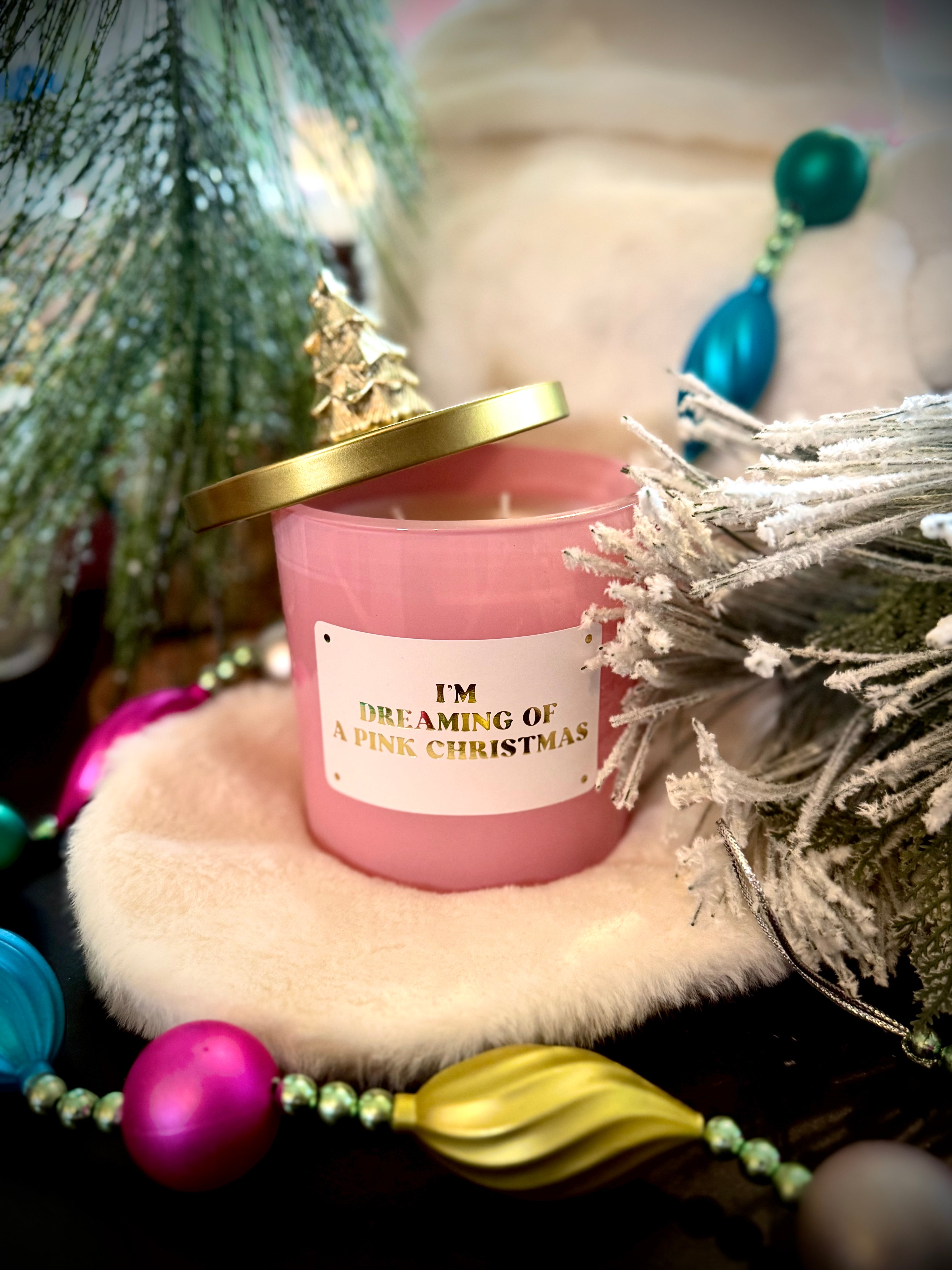 I’m Dreaming of a Pink Christmas Candle – 13.5oz