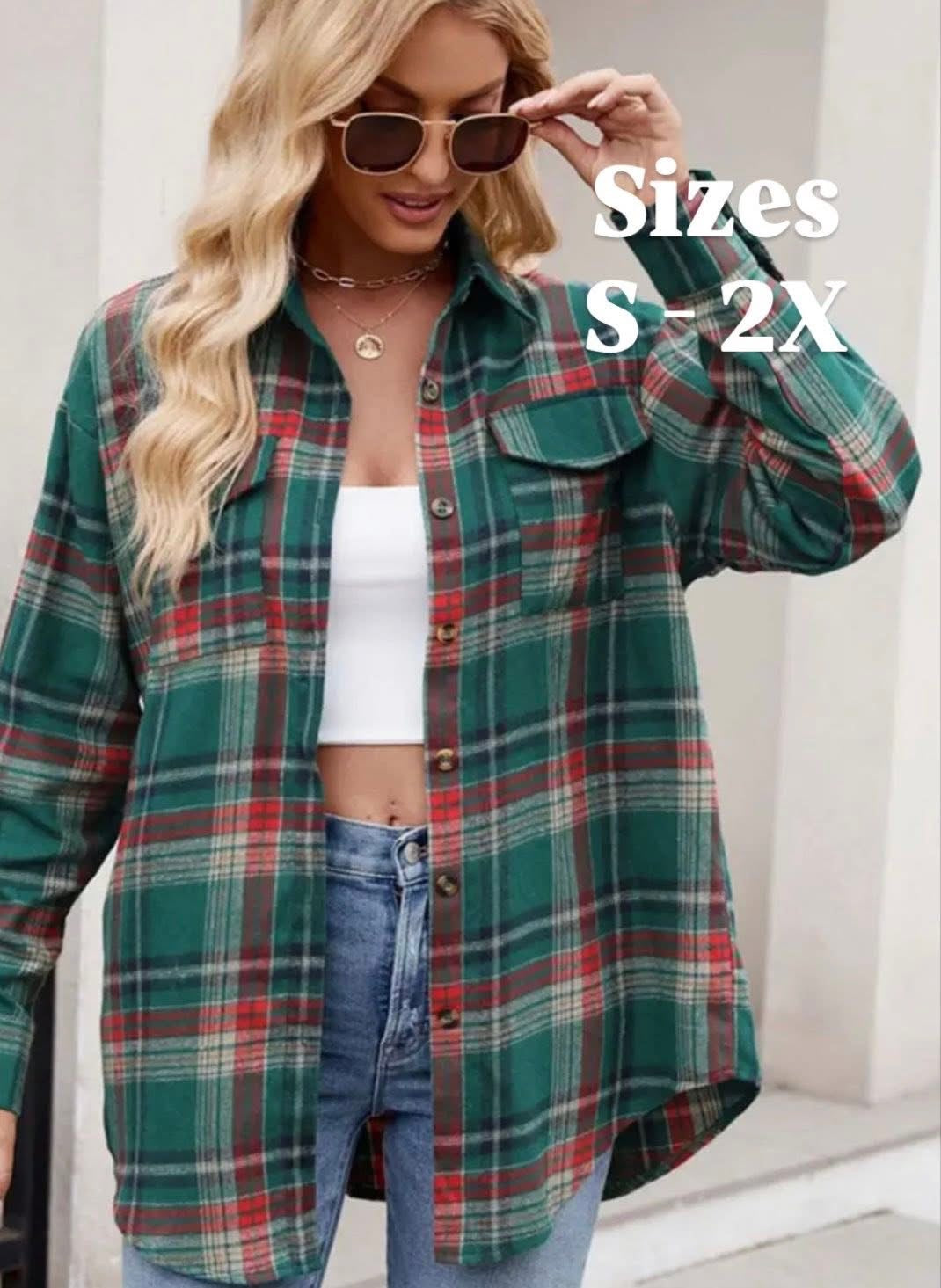 Green / Red Flannel - PREORDER