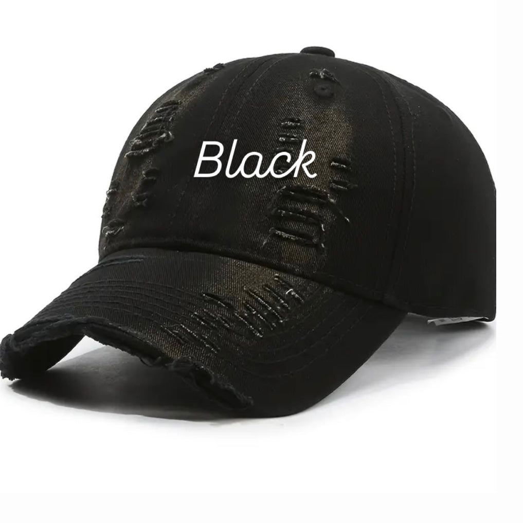 Distressed Baseball Hat – PREORDER