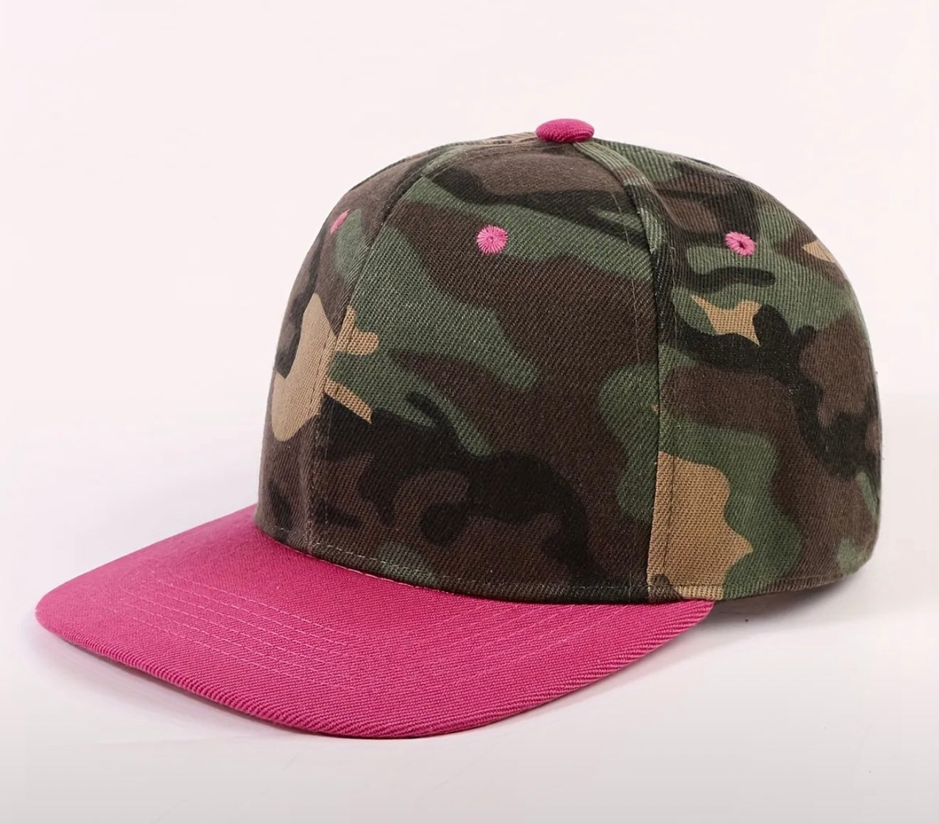 Camo & Hot Pink Hat – Girly Camo Flare