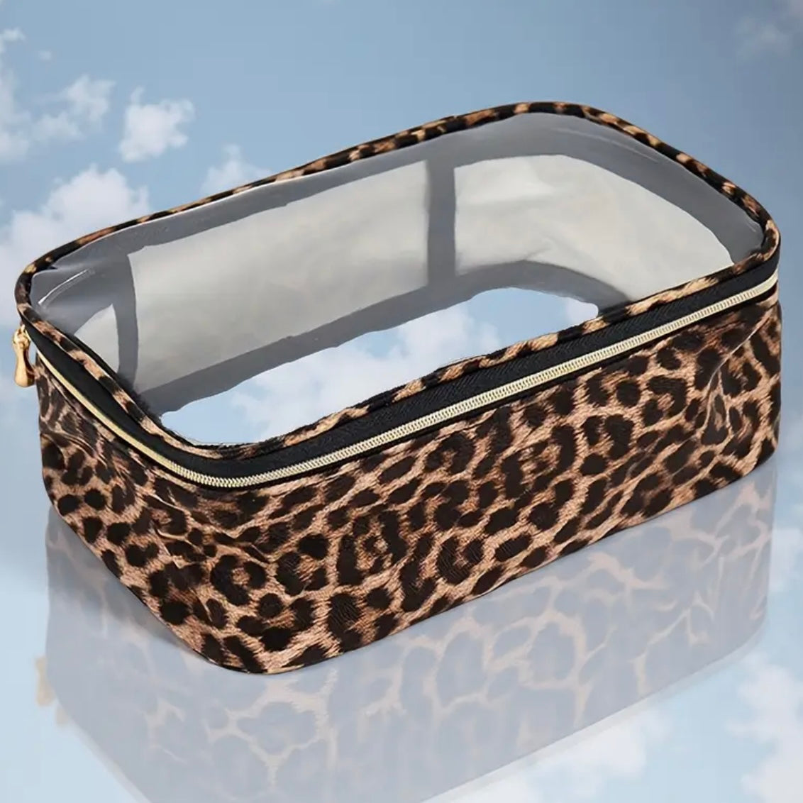 Leopard Print Toiletry Bag