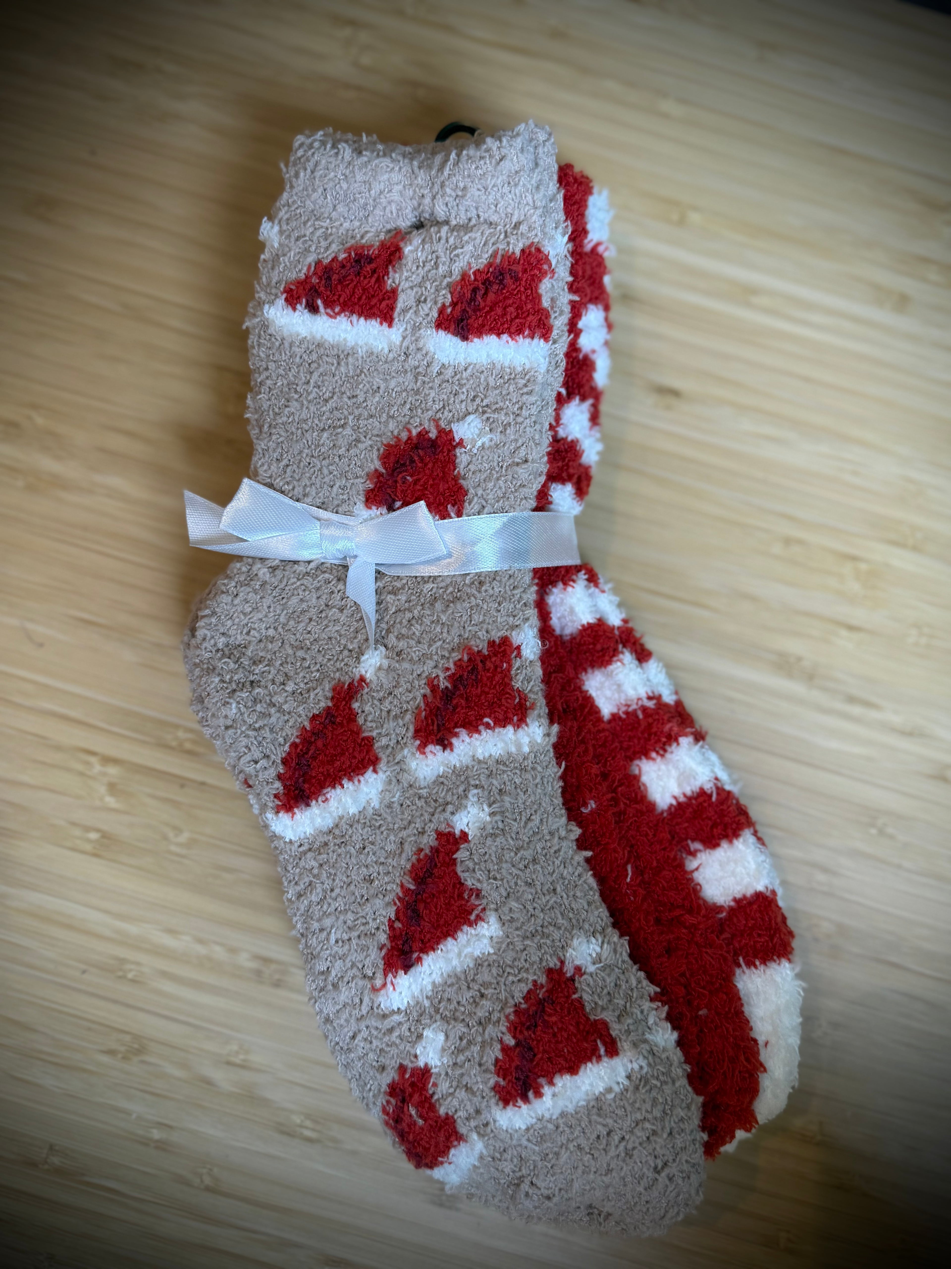 Holiday Fuzzy Socks – 3 Pack