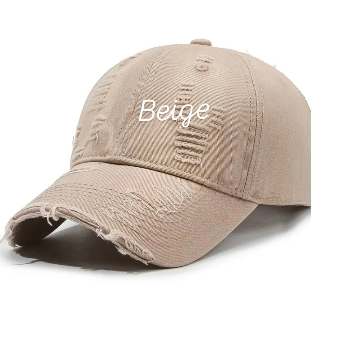 Distressed Baseball Hat – PREORDER