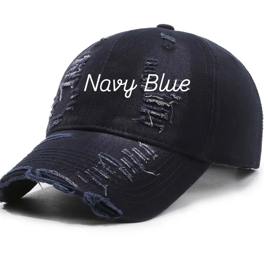 Distressed Baseball Hat – PREORDER
