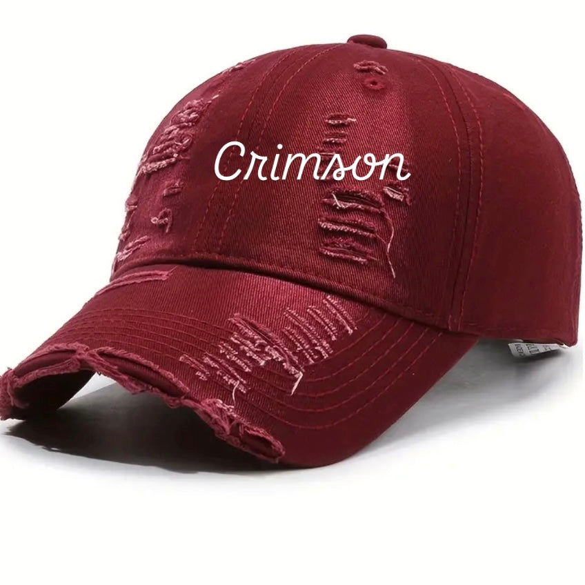 Distressed Baseball Hat – PREORDER