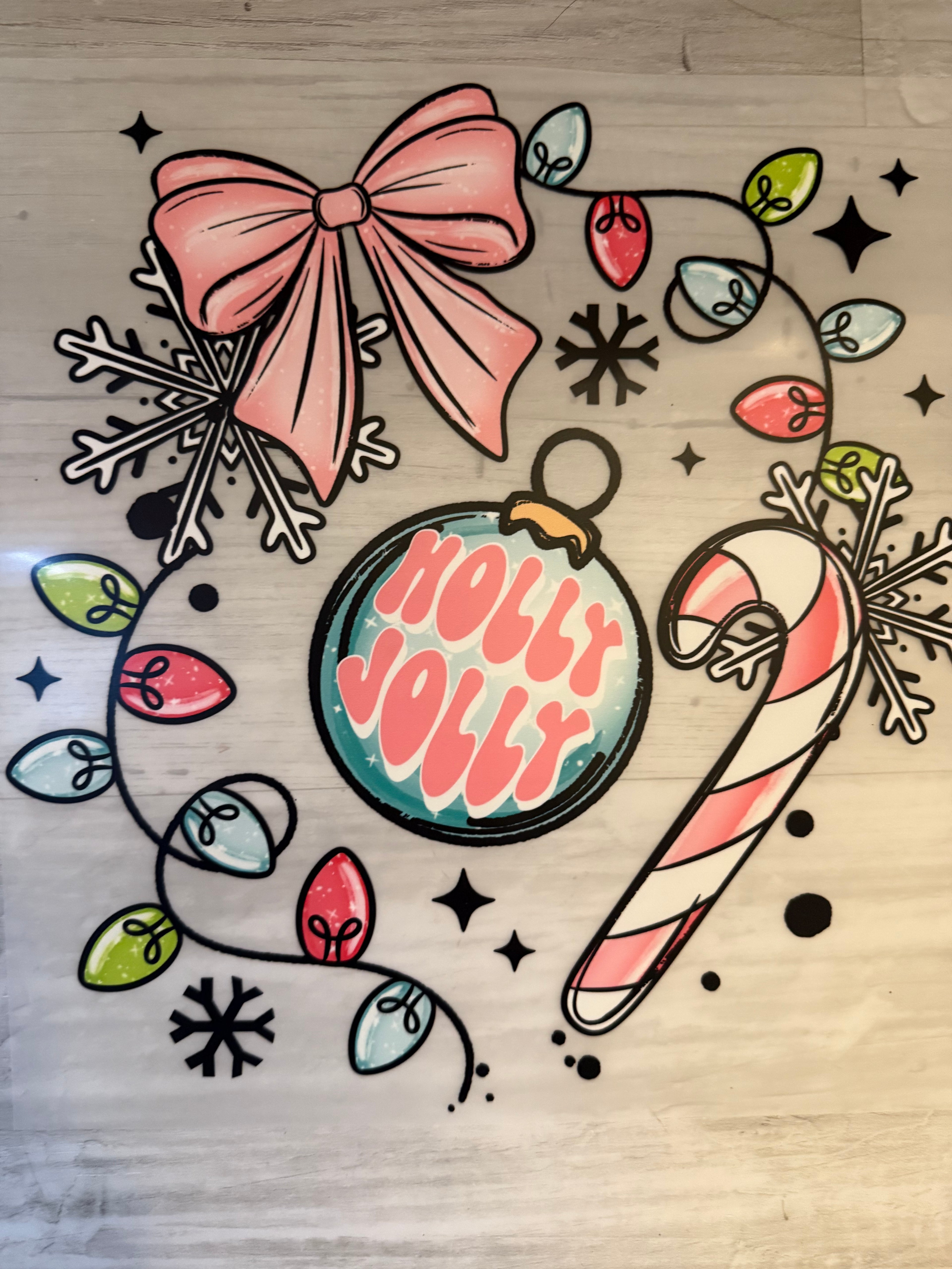 Holly Jolly Ornament