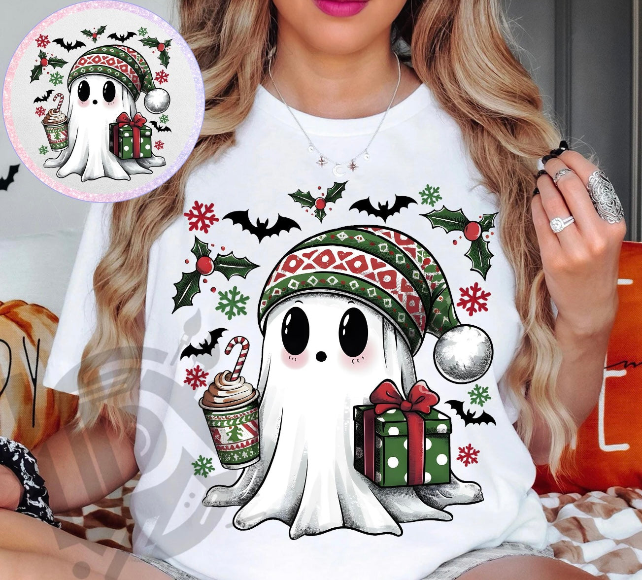 Cute Christmas ghost