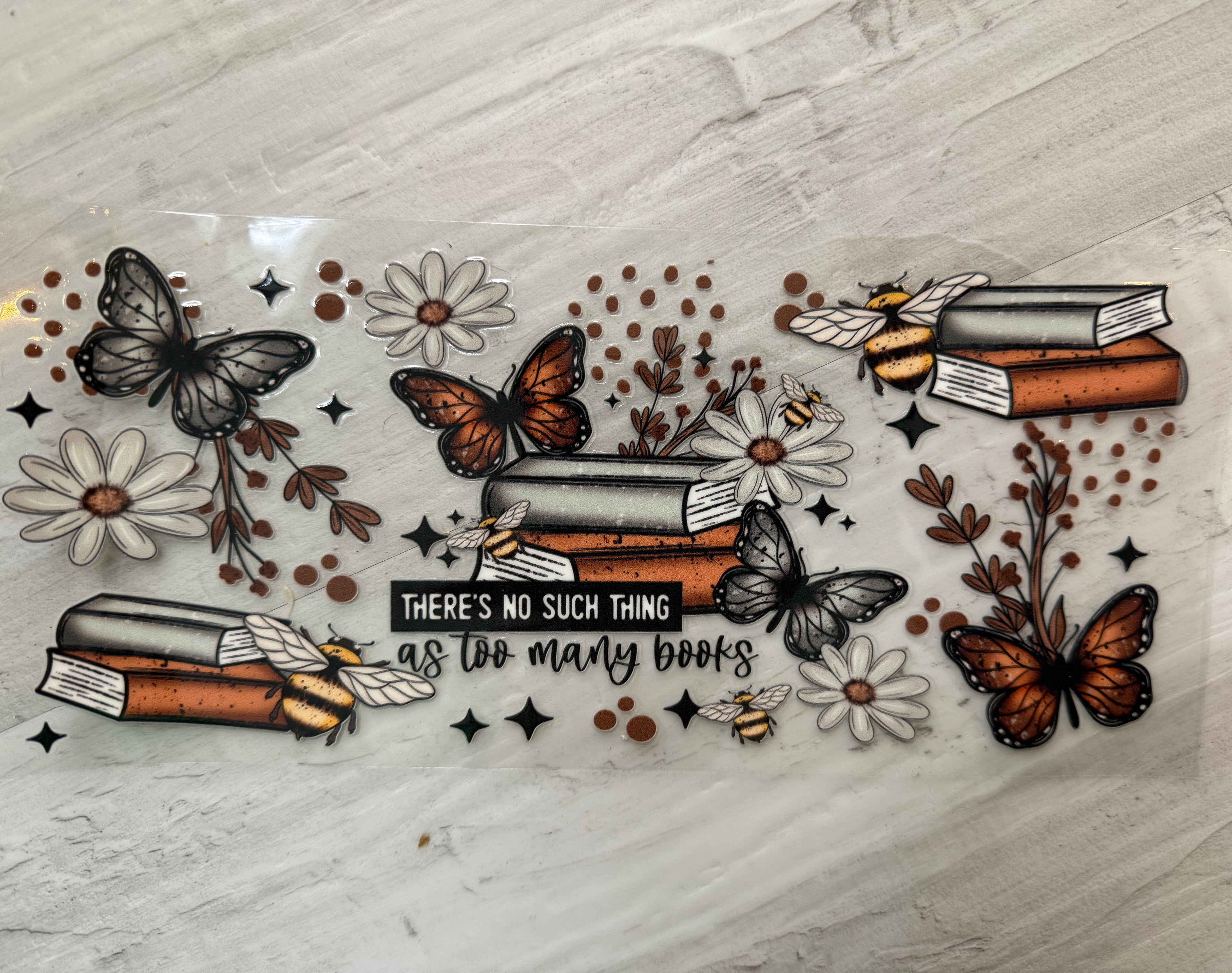 Books and Butterflies 16oz