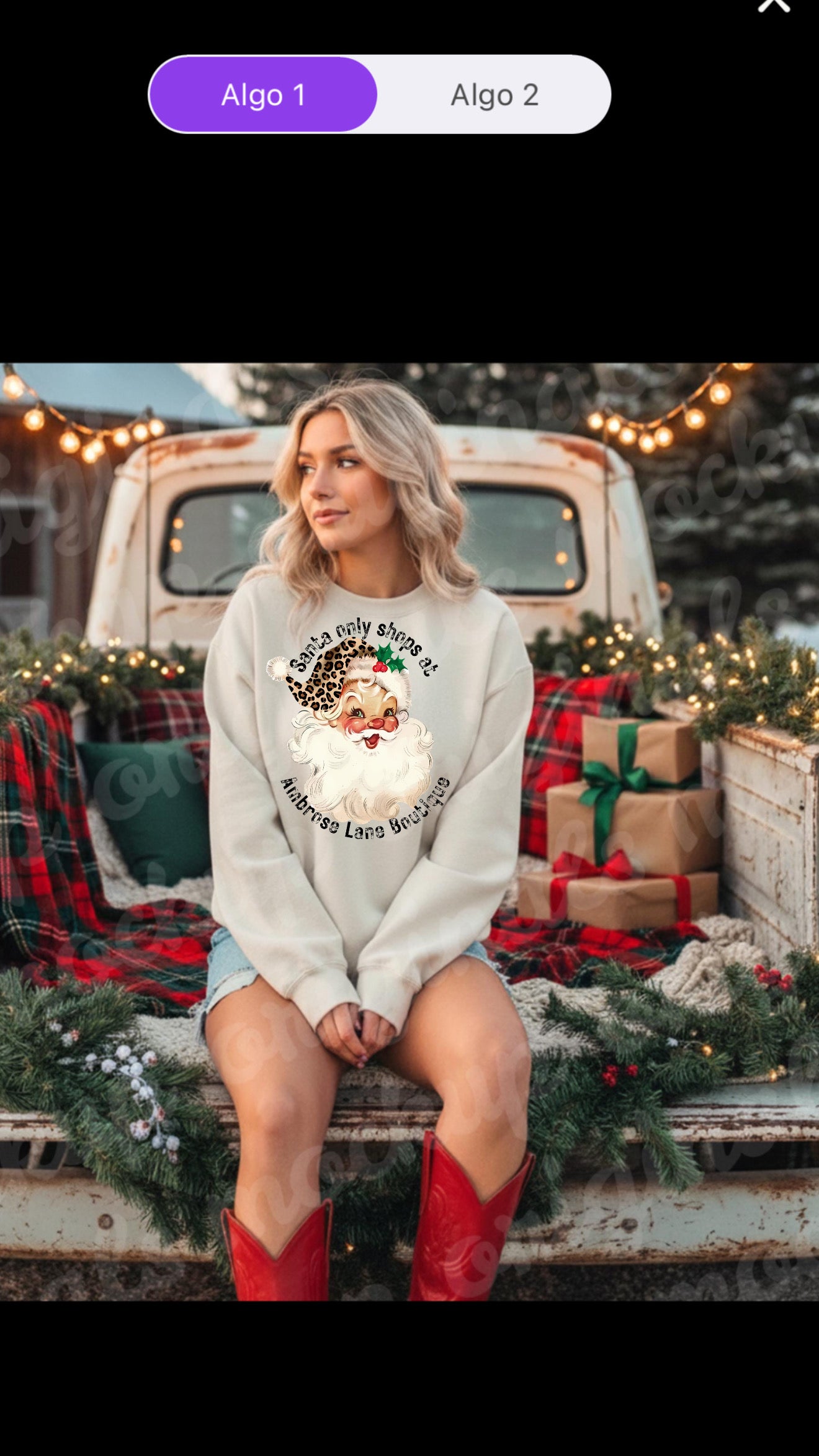 Santa Only Shops at ALB