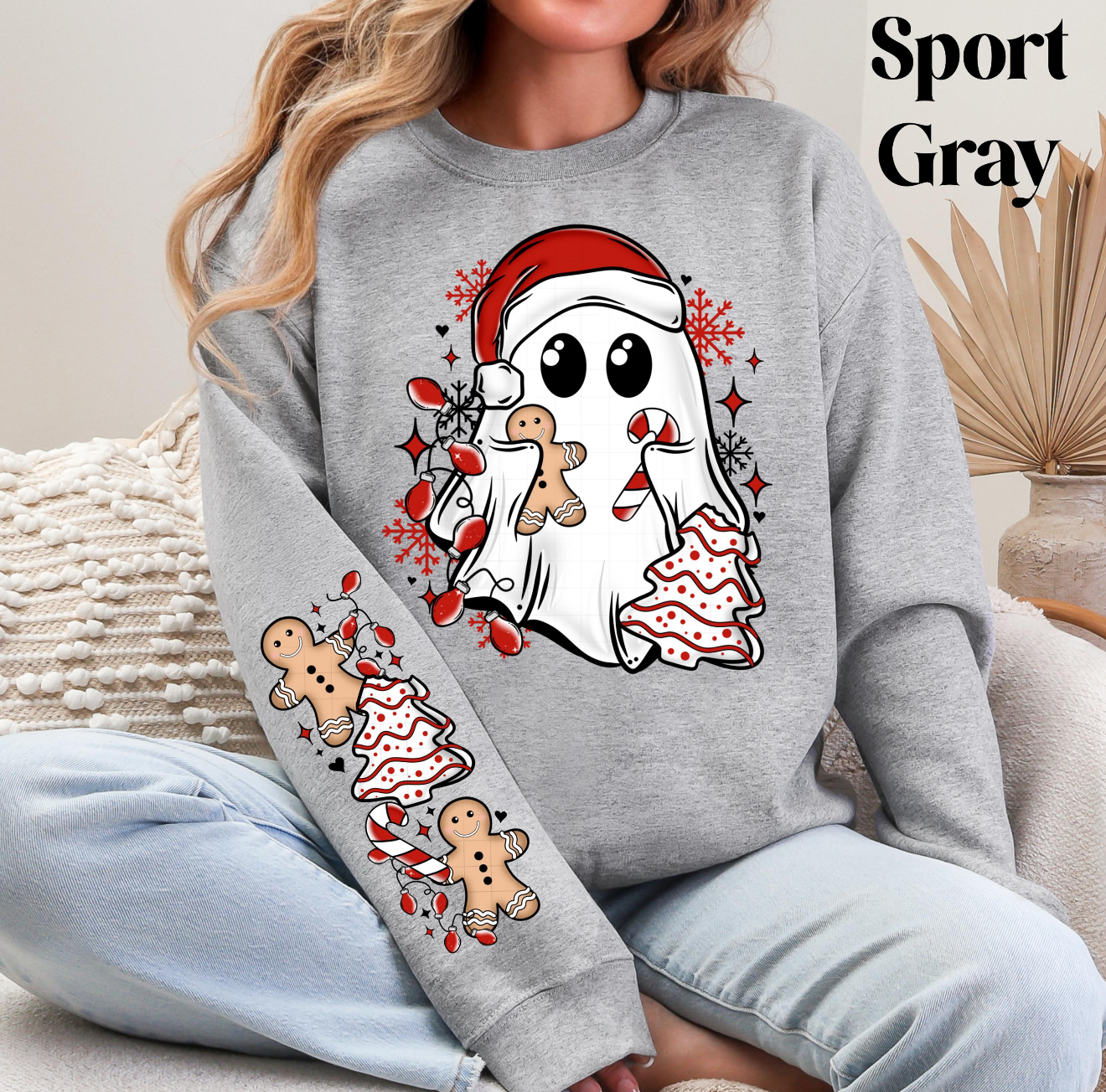 Ghostie Gingerbread with double sleeves