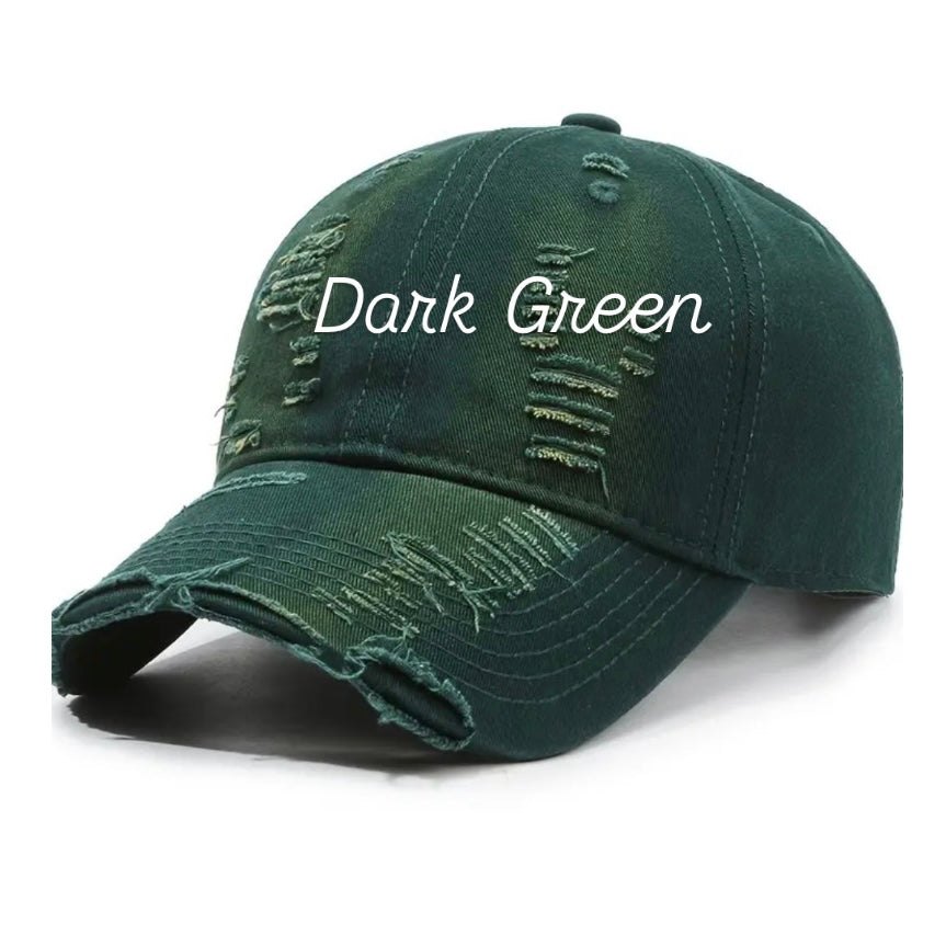 Distressed Baseball Hat – PREORDER