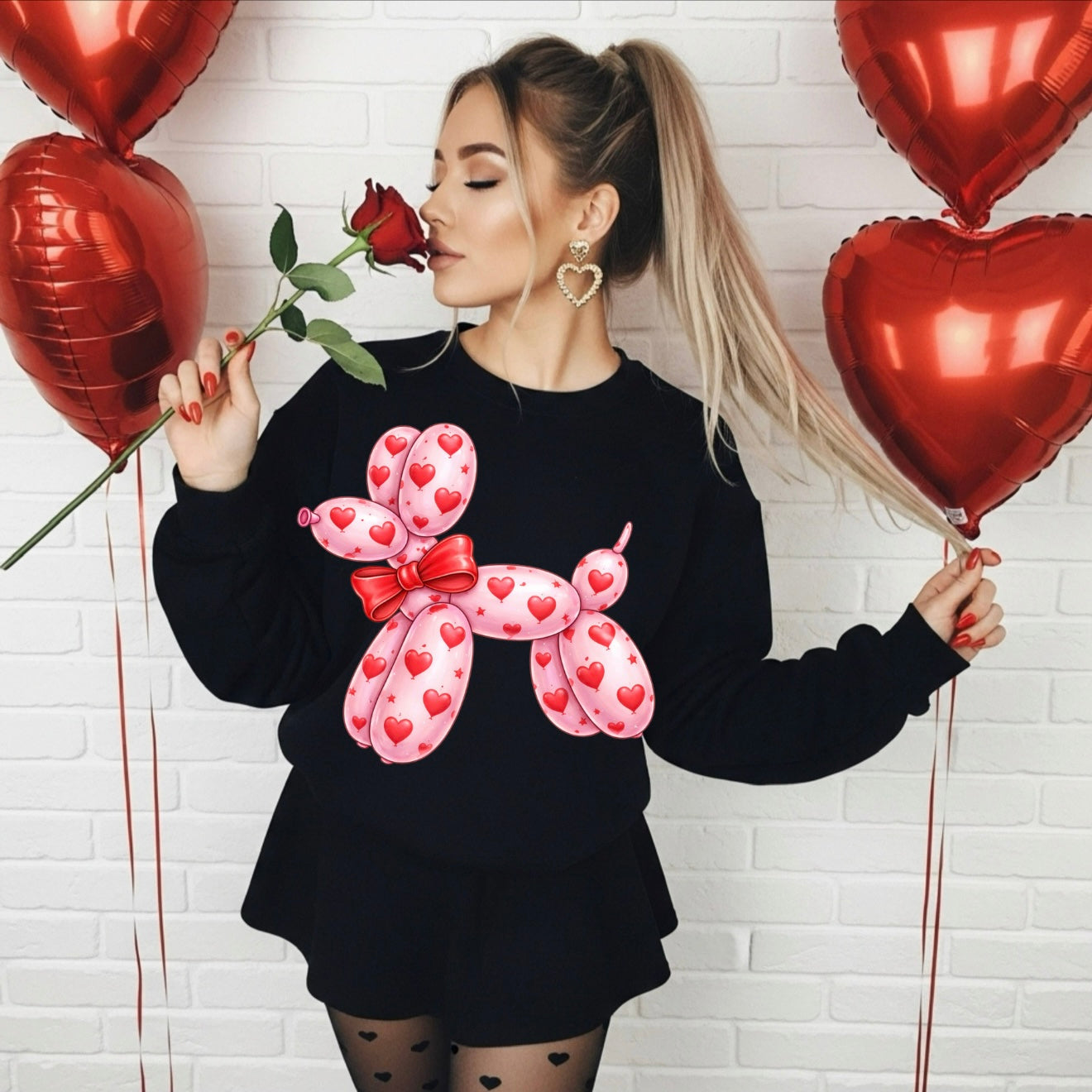 Valentine Balloon Dog