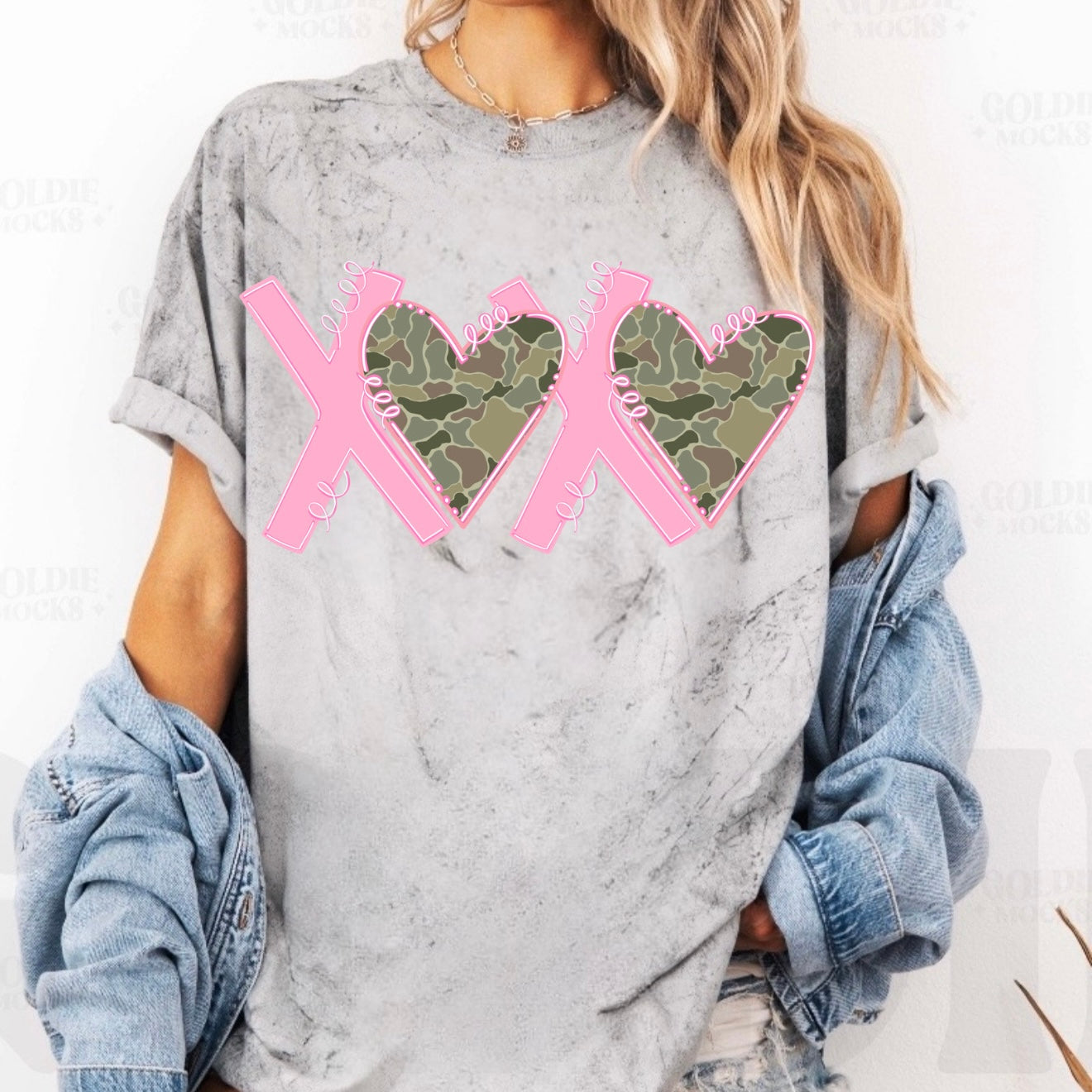 XOXO Camo Hearts