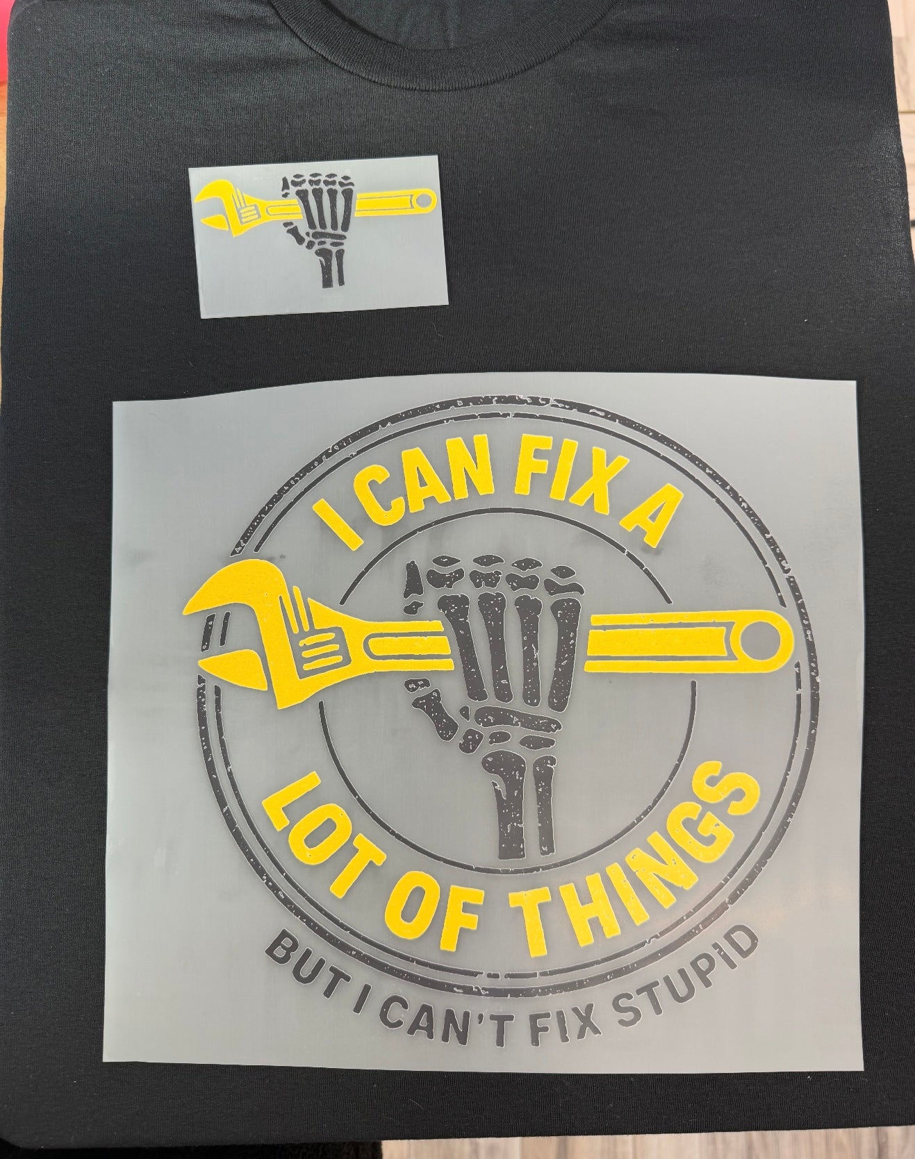 I Can Fix A lot Of Things w/ Pocket- Black