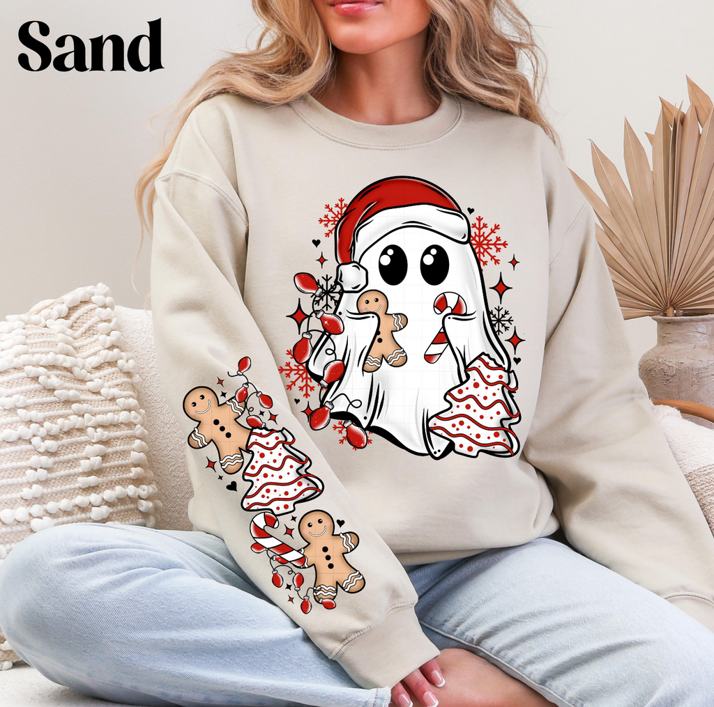 Ghostie Gingerbread with double sleeves