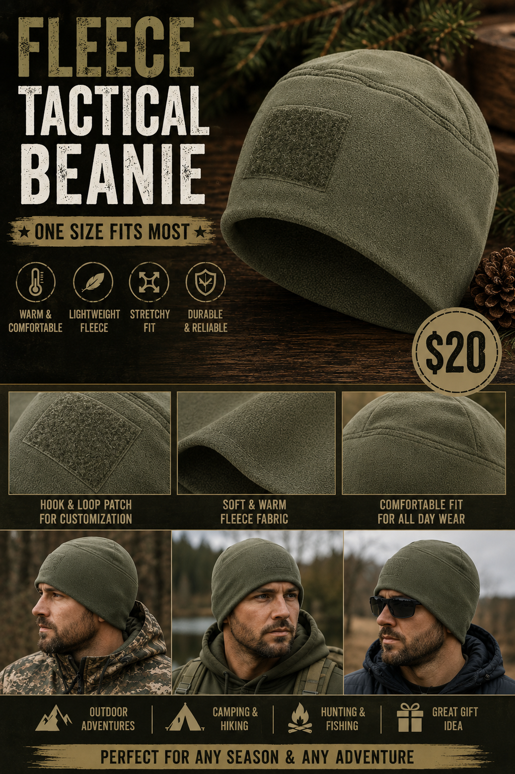 Tactical Fleece Beanie
