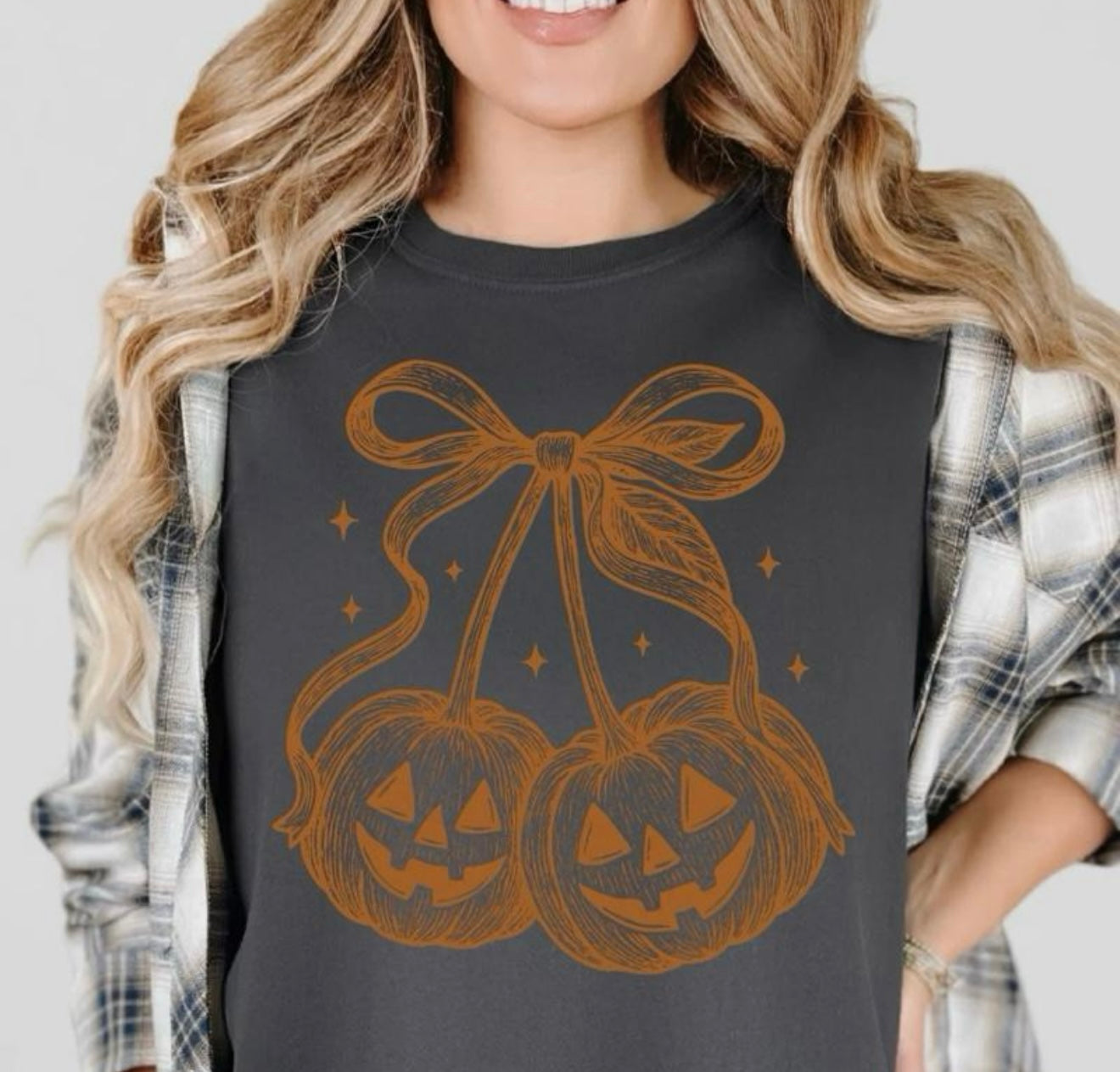 Metallic Copper Cherry Pumpkins