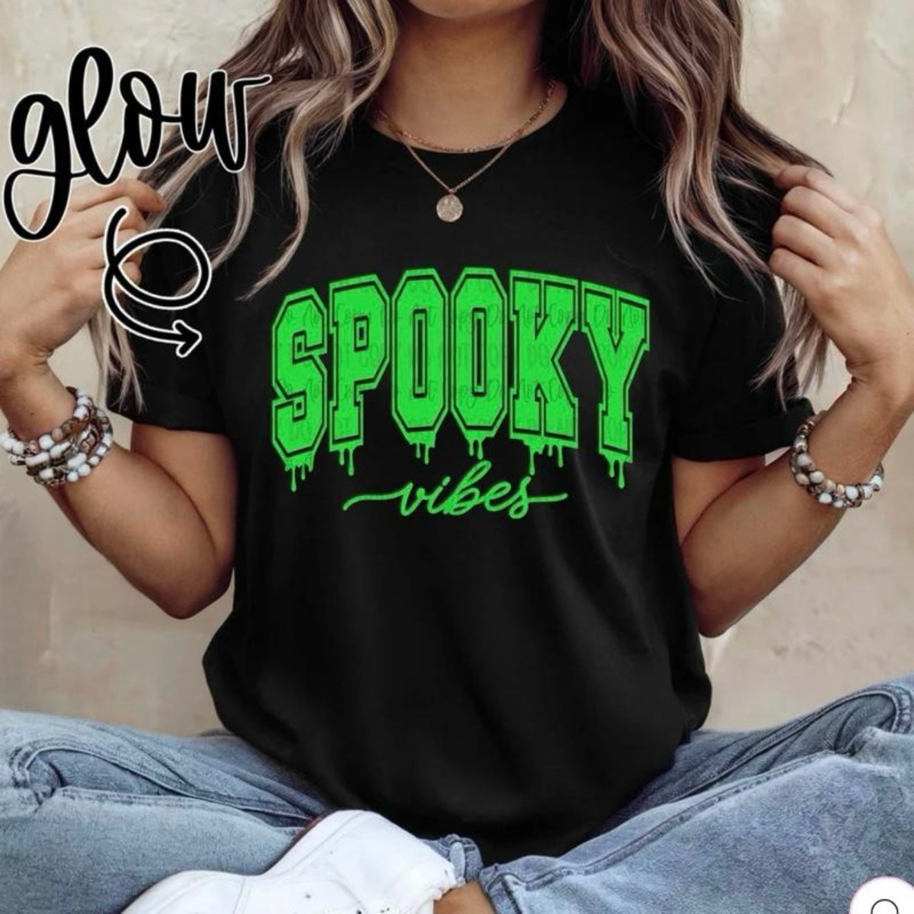 Spooky Vibes Glow In The Dark