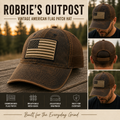 Vintage American Flag Patch Hat (RTS)