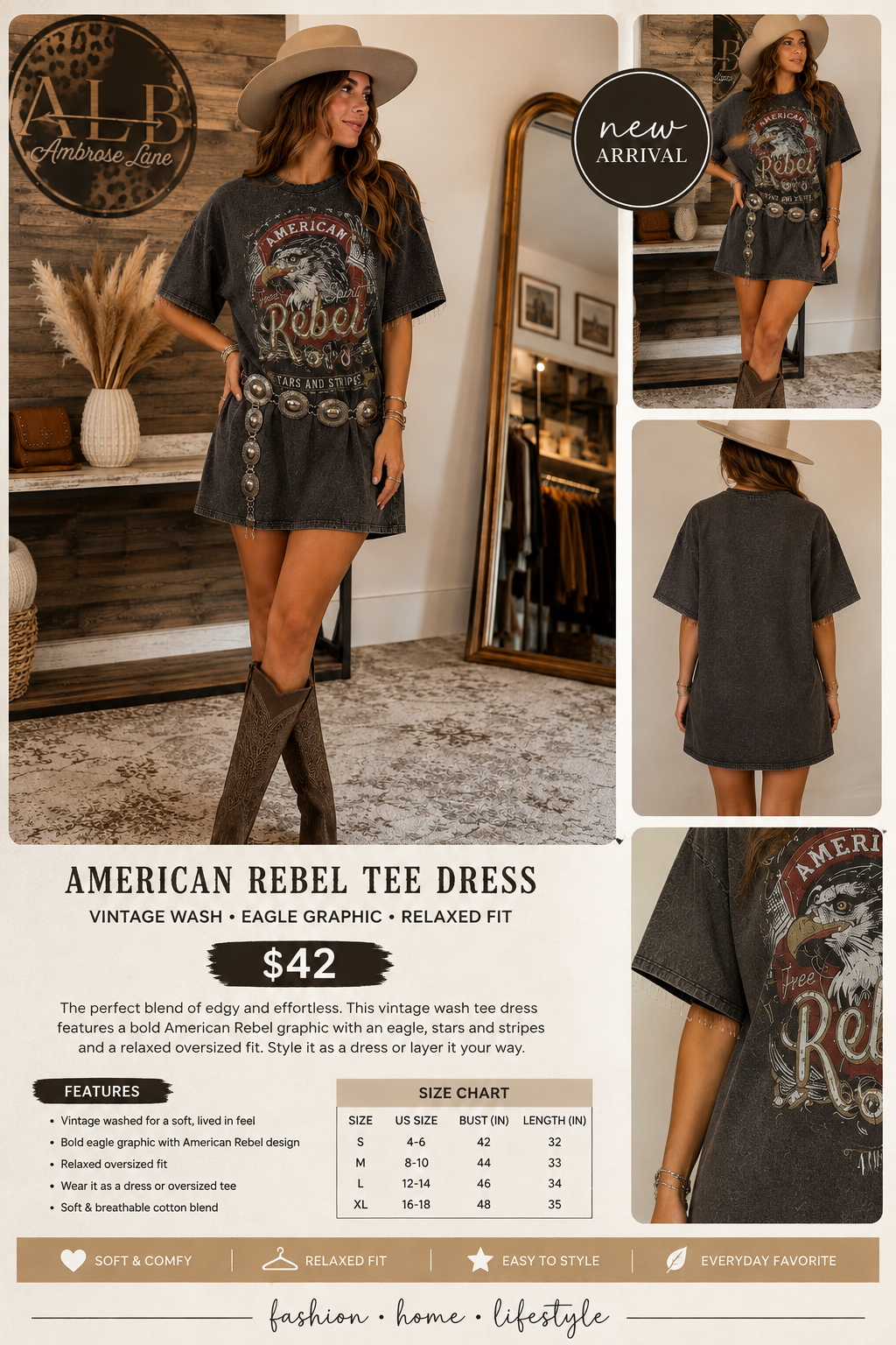 American Rebel Tee Dress