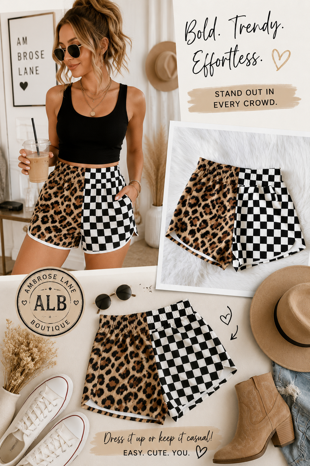 Split Personality Lounge Shorts
