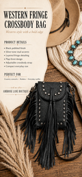 Western Fringe Crossbody Bag