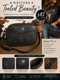 Western Braided Tooled Crossbody Bag (RTS)