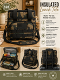 Camo Insulated Lunch Tote - RTS